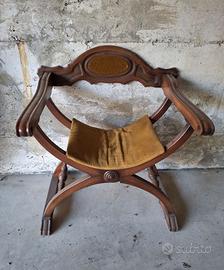 Sedia da regista in legno