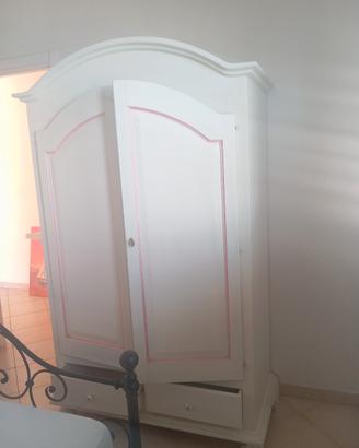 Armadio due ante bianco 