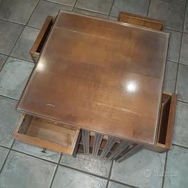 tavolino libreria girevole edoardiano Roche Bobois