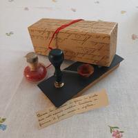 Completo per Timbro a Ceralacca in Argento