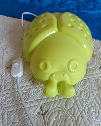 lampada per bambini forma coccinella 