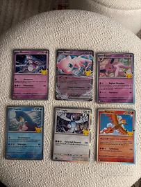 Carte pokemon 30’ anniversario