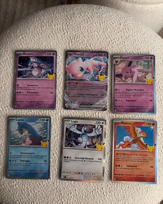 Carte pokemon 30’ anniversario