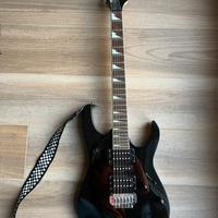 Chitarra elettrica Ibanez e amplificatore