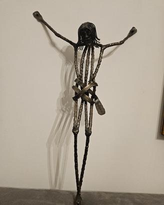 Crocifisso in ferro battuto 