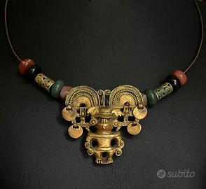 Collana Etnica Stile Precolombiano