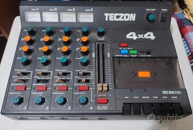 Teczon 4x4 4 tracce registratore cassette