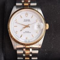TUDOR PRINCE DATE Ref. 74033 diamond Dial con card