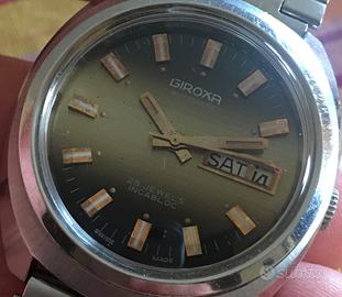 orologio svizzero automatico tutto acciaio del 70