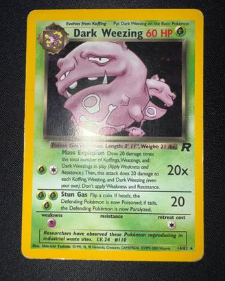 Dark Weezing Holo Team Rocket 14/82