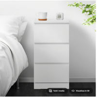 MALM Cassettiera con 3 cassetti   IKEA