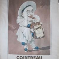 Litografia  Cointreau anno 1889 disegno Tamagno