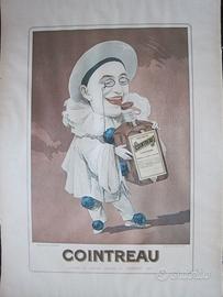 Litografia  Cointreau anno 1889 disegno Tamagno
