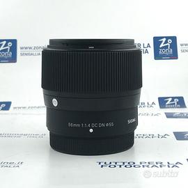 Obiettivo SIGMA 56mm f1.4 DC DN + GAR.USATO