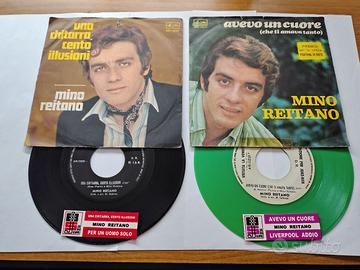 2 dischi 45 giri vinile Mino Reitano