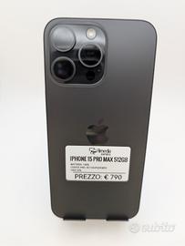 iPhone 15 Pro Max 512GB nero usato garanzia 