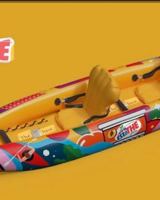 Canoa 2 posti gonfiabile