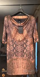 Abito Class Roberto Cavalli animalier taglia 46/48