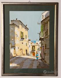 Quadro Serigrafia Aldo Riso Castro del Salento