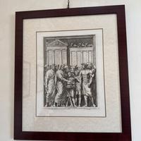 Stampa calcografica antica 1693 - Iovi