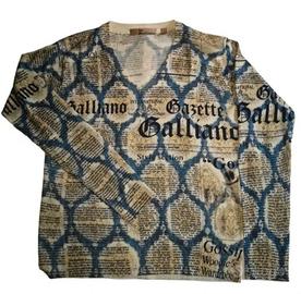 maglione scollo a v John Galliano