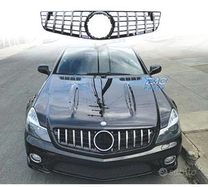 GRIGLIA MERCEDES SL R230 08-12 NERO CROMATO