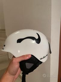 Casco da sci bullski bianco TG56/59 con porta mask