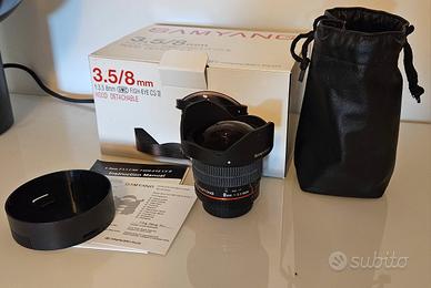 obiettivo Samyang fish eye