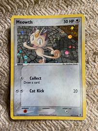 Meowth [Reverse Holo] #69 Pokemon Fire Red & Leaf