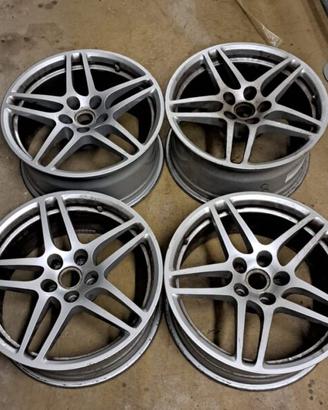 4 - CERCHI IN LEGA PORSCHE 8X18 ET21 + 9X18 ET21 5