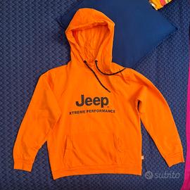 Felpa JEEP arancione, mis. M