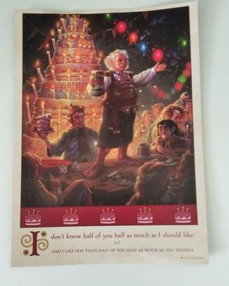 Poster Compleanno di Bilbo e Gandalf