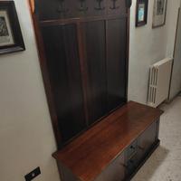 Appendiabiti con 4 ganci + Cassapanca