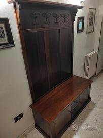 Appendiabiti con 4 ganci + Cassapanca