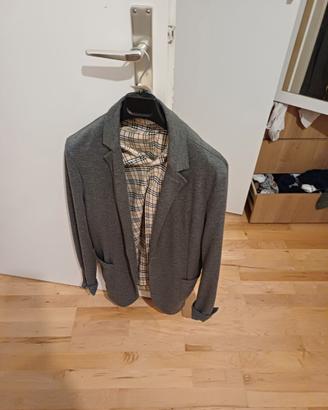la giacca blaser griggio da uomo