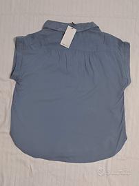 camicia nuova con cartellino blu