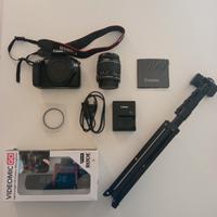 Canon eos 1300d + efs 18-55 + accessori