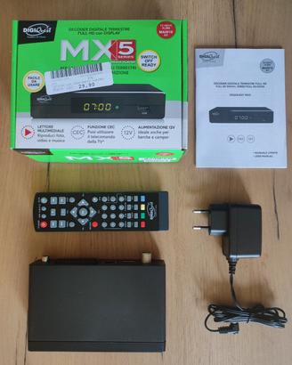 Decoder Digitale Terrestre Full HD Digiquest MX5