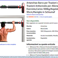 Barra per Trazioni da Porta 300 KG