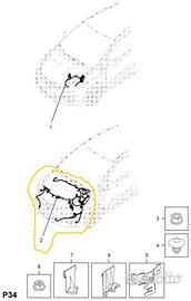 CABLAGGIO ELETTRICO PREASSEMBLATO OPEL CORSA-D