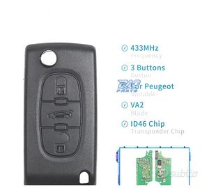 CHIAVE COMPLETA PEUGEOT 307 308 407 607