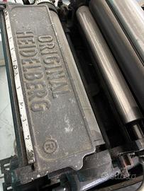 Macchina da stampa Heidelberg “Stella” d’epoca
