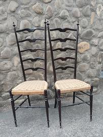 coppia sedie design 1950/60 originali d'epoca 