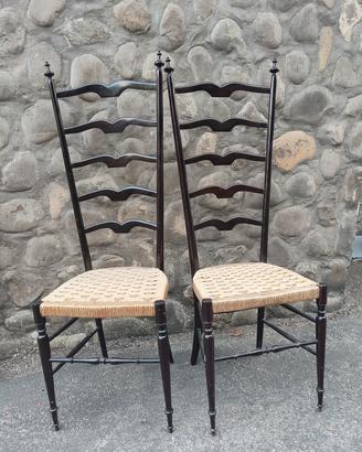 coppia sedie design 1950/60 originali d'epoca 