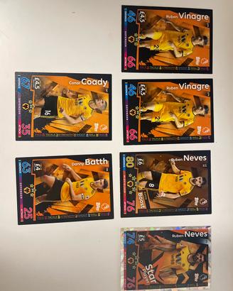 Lotto 6 Carte Match Attax 18/19 Wolverhampton