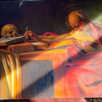 Quadro olio su tela riproduzione Caravaggio