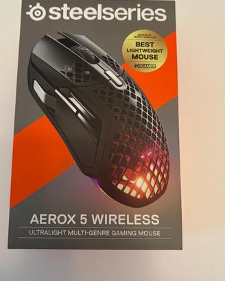SteelSeries Aerox 5 Wireless - Nuovo imballato