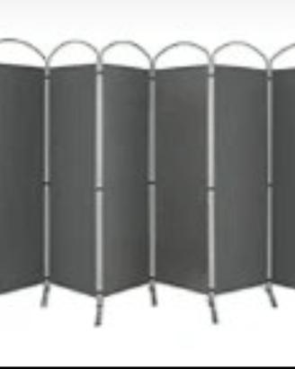 Paravento pieghevole a 6 pannelli Costway