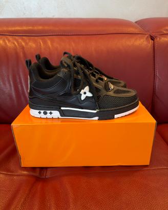 Scarpe Lv Skate nere e bianche n.43