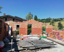 Villa in fase di costruzione